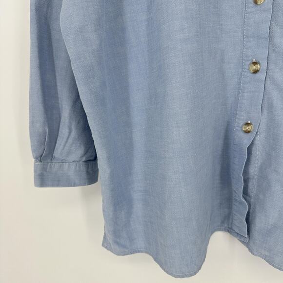 Portraits Northern Isles Shirt Womens 22W Embroidered Collar Western Top Blouse - Picture 3 of 13